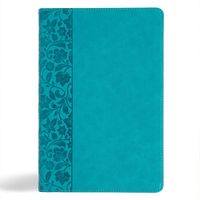 Cover image for KJV Giant Print Reference Bible, Teal Leathertouch, Indexed