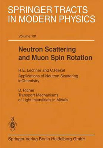 Cover image for Neutron Scattering and Muon Spin Rotation