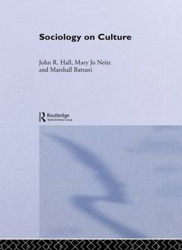 Cover image for Sociology On Culture