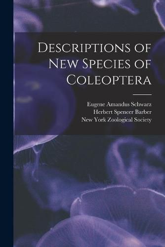 Cover image for Descriptions of New Species of Coleoptera