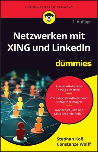 Cover image for Netzwerken mit XING und LinkedIn fuer Dummies
