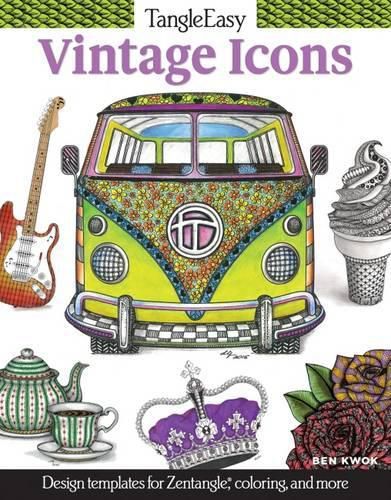 TangleEasy Vintage Icons: Design templates for Zentangle(R), coloring, and more