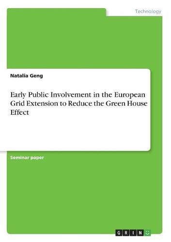 Cover image for Early Public Involvement in the European Grid Extension