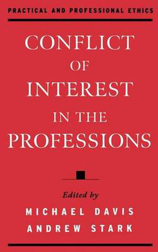 Cover image for Conflict of Interest in the Professions