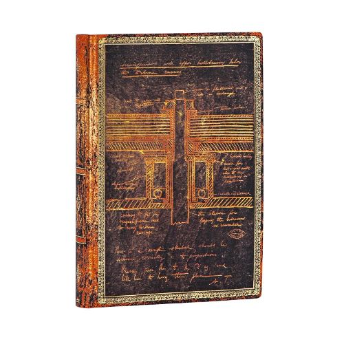 Cover image for Tesla, Sketch of a Turbine Mini Unlined Softcover Flexi Journal