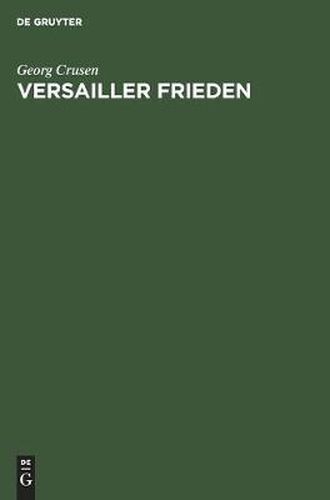 Cover image for Versailler Frieden