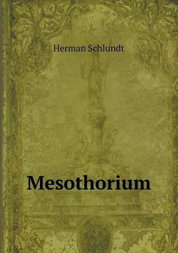 Cover image for Mesothorium