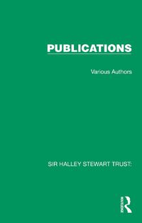 Cover image for Sir Halley Stewart Trust: Publications