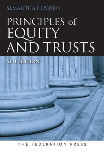 Cover image for Principles of Equity and Trusts 5th edition