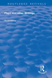 Cover image for Plays and other Writings