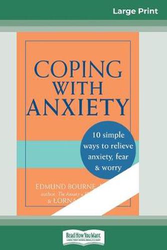 Cover image for Coping with Anxiety (16pt Large Print Edition)