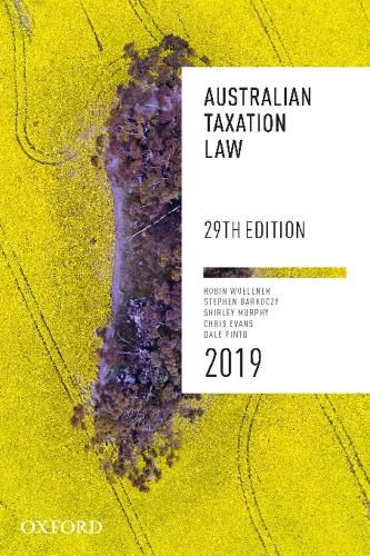 Cover image for Australian Taxation Law 2019