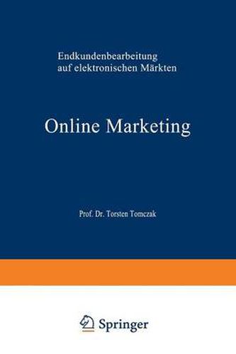 Cover image for Online Marketing: Endkundenbearbeitung Auf Elektronischen Markten