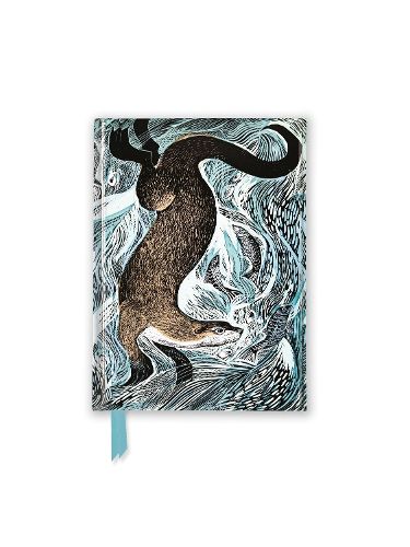 Cover image for Angela Harding: Fishing Otter (Foiled Pocket Journal)