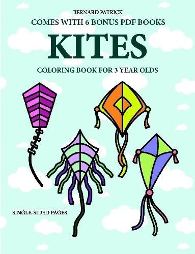 Cover image for Coloring Book for 3 Year Olds (Kites)