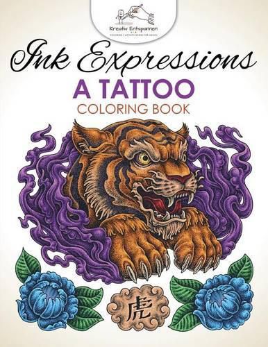 Cover image for Ink Expressions: A Tattoo Coloring Book