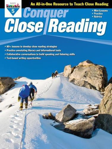 Cover image for Conquer Close Reading Grade 5 Teacher Resource