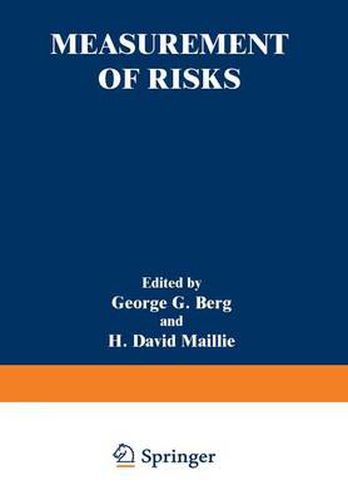 Cover image for Measurement of Risks