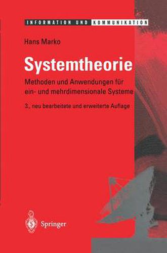 Cover image for Systemtheorie: Methoden und Anwendungen fur ein- und mehrdimensionale Systeme
