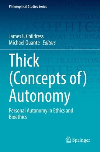 Cover image for Thick (Concepts of) Autonomy