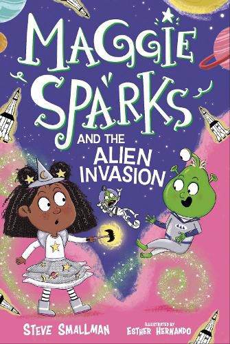 Cover image for Maggie Sparks and the Alien Invasion