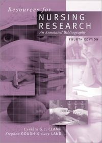 Cover image for Resources for Nursing Research: An Annotated Bibliography