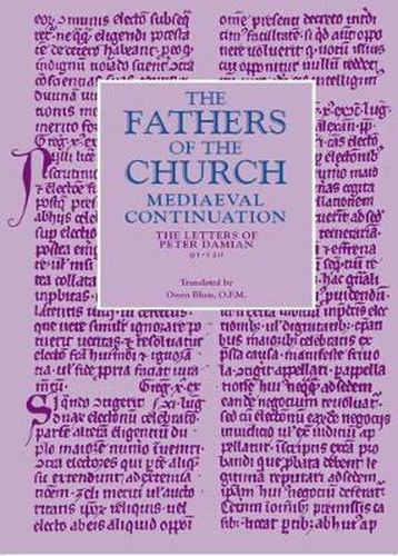 The Letters of Peter Damian 91-120: The Fathers of the Chuch