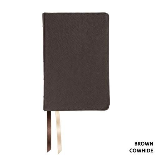 Cover image for NASB Handy Size, Paste-Down Brown Cowhide Indexed