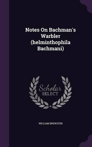 Cover image for Notes on Bachman's Warbler (Helminthophila Bachmani)