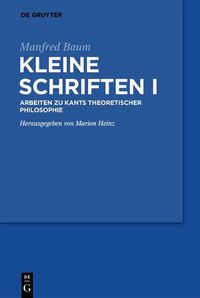 Cover image for Kleine Schriften