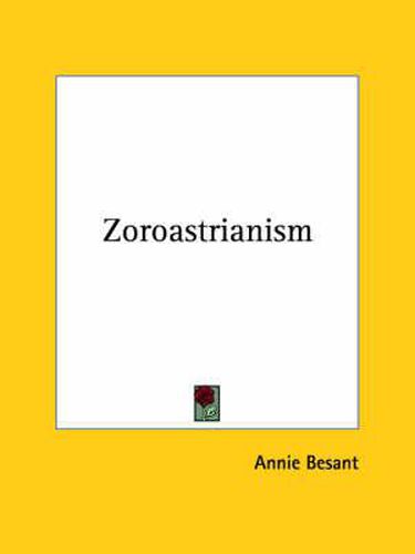 Cover image for Zoroastrianism