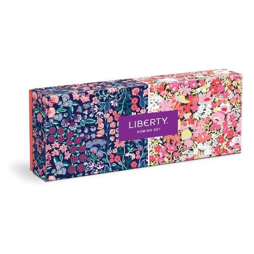 Cover image for Liberty Floral Wood Domino Set