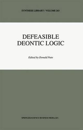 Cover image for Defeasible Deontic Logic