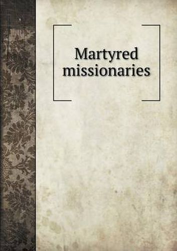 Martyred missionaries