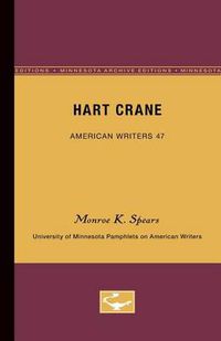 Cover image for Hart Crane - American Writers 47: University of Minnesota Pamphlets on American Writers