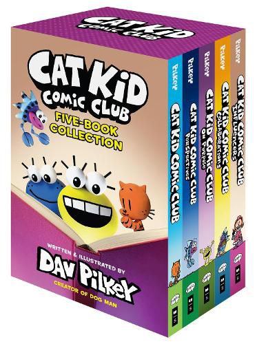 Cover image for Cat Kid Comic Club: Five-Book Collection
