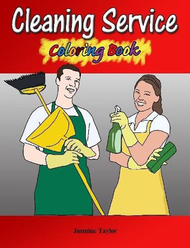 Cover image for Cleaning Service Coloring Book