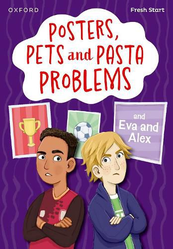 Cover image for Read Write Inc. Fresh Start Readers: Book 13: Posters, Pets and Pasta Problems & Eva and Alex