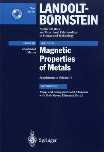 Cover image for Alloys and Compounds of d-Elements with Main Group Elements. Part 2