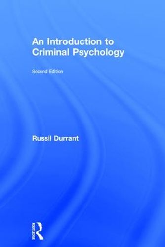 Cover image for An Introduction to Criminal Psychology