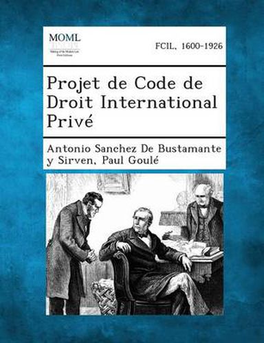 Cover image for Projet de Code de Droit International Prive