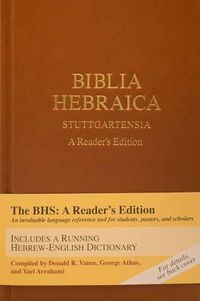 Cover image for Biblia Hebraica Stuttgartensia: A Reader's Edition