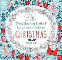 Cover image for National Trust: The Colouring Book of Cards and Envelopes - Christmas