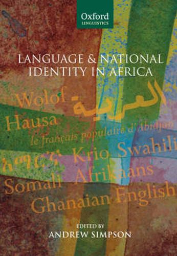 Cover image for Language and National Identity in Africa