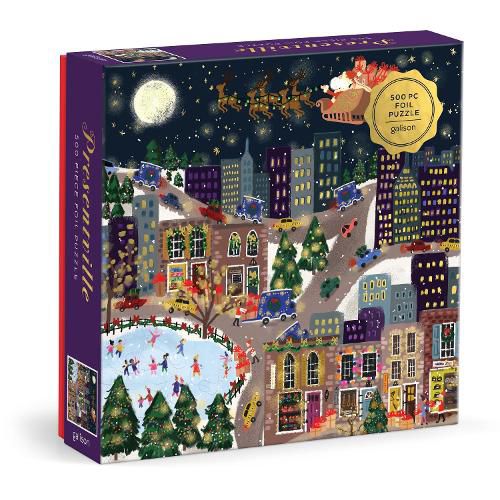 Cover image for Joy Laforme Presentville 500 Piece Foil Puzzle