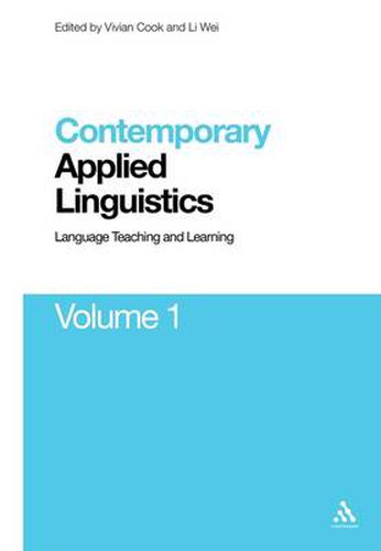 Cover image for Contemporary Applied Linguistics Volume 1: Volume One Language Teaching and Learning