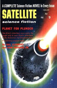 Cover image for Satellite Science Fiction, February 1957