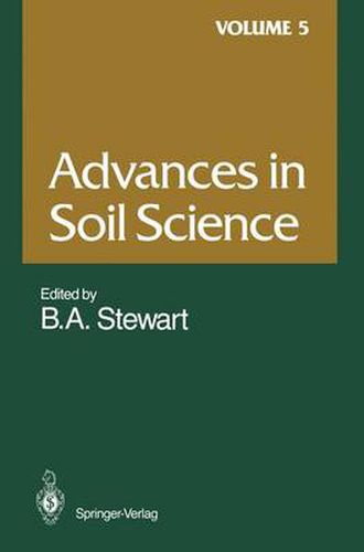 Cover image for Advances in Soil Science: Volume 5