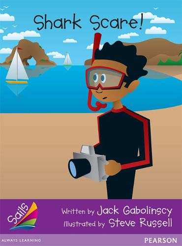 Cover image for Sails Fluency Purple: Shark Scare