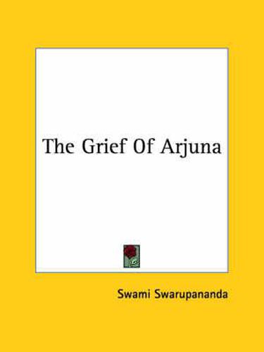 Cover image for The Grief of Arjuna